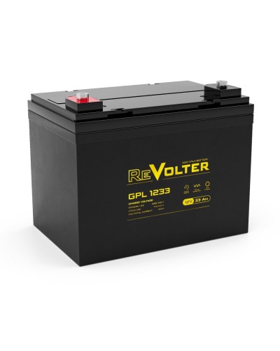 Revolter GPL 1233. Аккумулятор автомобильный герметичный свинцово-кислотный. Revolter в Барнауле