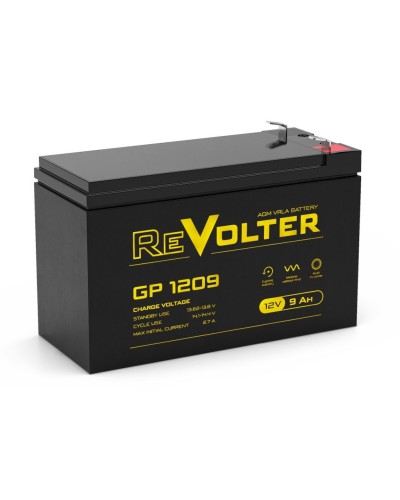 Revolter GP 1209. Аккумулятор автомобильный герметичный свинцово-кислотный. Revolter в Барнауле