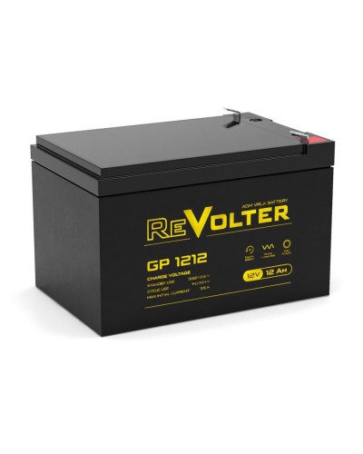 Revolter GP 1212. Аккумулятор автомобильный герметичный свинцово-кислотный. Revolter в Барнауле