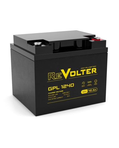 Revolter GPL 1240. Аккумулятор автомобильный герметичный свинцово-кислотный. Revolter в Барнауле