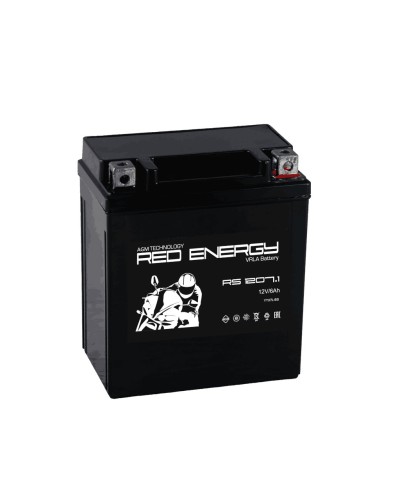 Red Energy RS 1207.1. Аккумулятор герметичный свинцово-кислотный стартерный. Red Energy в Барнауле