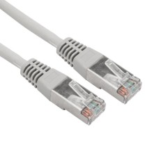 Патч-корд F/UTP, CAT 5e, RJ45-RJ45, 26AWG, LSZH, серый, 0,3м  REXANT (02-0110-03). Патч-корд FTP. Rexant
