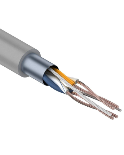 F/UTP, CAT 5e, PVC, 2PR, 24AWG, INDOOR, STRANDED, серый, 305м, REXANT (01-0125). Кабель «витая пара» (LAN) для структурированных систем связи. Rexant в Барнауле
