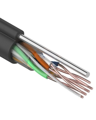 U/UTP 4PR 24AWG CAT5e 305м OUTDOOR+ТРОС*1 REXANT (01-0046). Кабель «витая пара» (LAN) для структурированных систем связи. Rexant в Барнауле