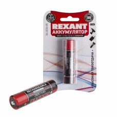 Аккумулятор 18650 с защитой Li-ion 2800 mAH 3.7 В 1 шт. блистер REXANT (30-2030-05). Аккумулятор литий-ионный цилиндрический. Rexant