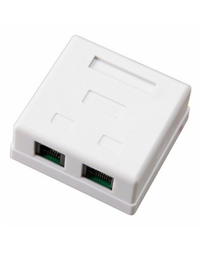 Розетка компьютерная внешняя 2-порта, UTP RJ-45 (8P8C), CAT 5e REXANT (03-0151): Розетка RJ-45 в Барнауле