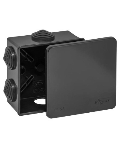 Коробка TYCO ОП 85х85х40мм УХЛ1 IP54 черный (67040Ч). Коробка распределительная. RuVinil в Барнауле