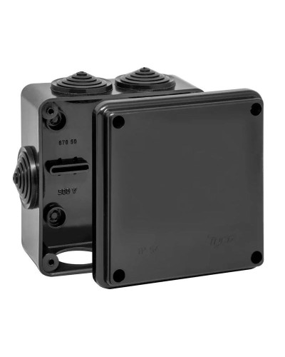 Коробка TYCO ОП 100х100х50мм УХЛ1 IP54 черный (67050Ч). Коробка распределительная. RuVinil в Барнауле