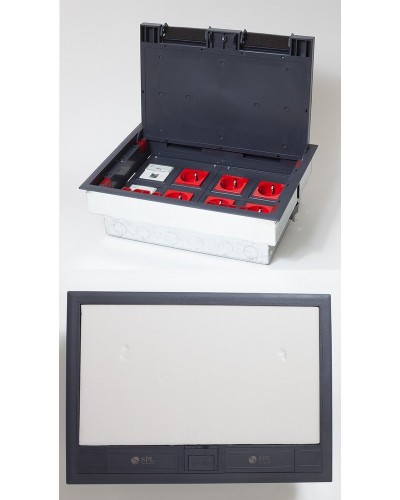 Люк на 8 постов (45х45), металл/пластик, с металлической коробкой, IP40 (300009). Люк. SPL в Барнауле
