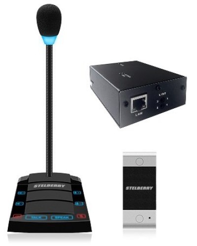 SX-510/1. Устройство переговорное клиент-кассир, дуплексное, с записью переговоров. STELBERRY в Барнауле