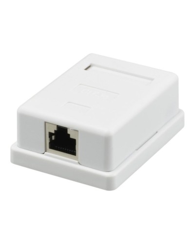Розетка настенная RJ-45, 8P8C, Cat.5e, 1 порт FTP (10-0354). Компьютерная розетка. SUPRLAN в Барнауле