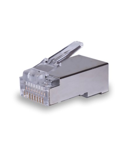 Коннекторы 8P8C FTP Cat.5e (RJ-45) (100шт) (10-0231). Разъем RJ-45. SUPRLAN в Барнауле