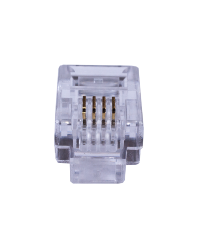 Коннекторы 4P4C (RJ-11) (100шт) (10-0229). Телефонный разъем 4P4C (RJ-11). SUPRLAN в Барнауле