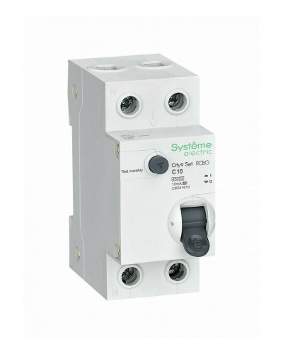 City9 Set 1P+N С 10А 4.5kA 10мА A 230В (C9D51610). Автоматический выключатель дифференциального тока. Systeme Electric в Барнауле