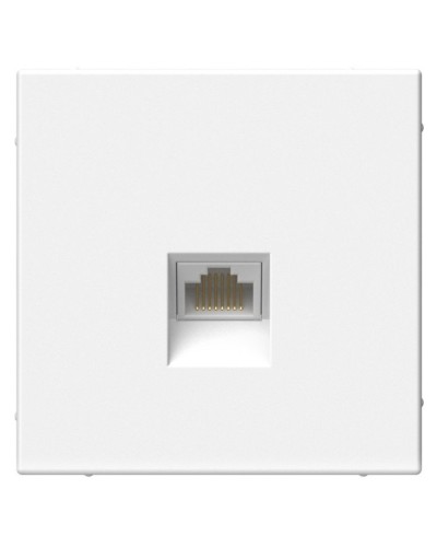 ArtGallery розетка RJ45, кат. 6Е, скрытой установки, механизм, белый (GAL000186). Розетка компьютерная. Systeme Electric в Барнауле