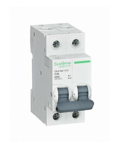 City9 Set 2P 50А 4.5kA С (C9F34250). Автоматический выключатель. Systeme Electric в Барнауле