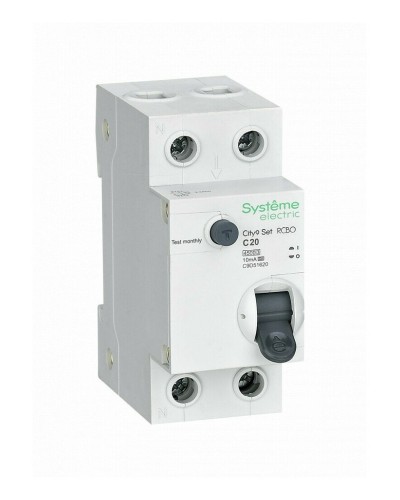 City9 Set 1P+N С 20А 4.5kA 10мА A 230В (C9D51620). Автоматический выключатель дифференциального тока. Systeme Electric в Барнауле