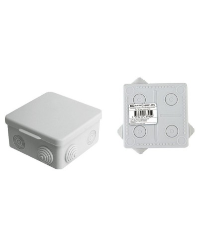 Коробка ОП 80х80х50мм, крышка, IP54, 7вх. (SQ1401-0512). Распаячная коробка. TDM ЕLECTRIC в Барнауле