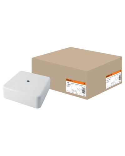Коробка КР 50х50х20 ОП белая, IP40 (SQ1401-0201). Распаячная коробка. TDM ЕLECTRIC в Барнауле