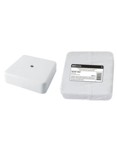 Коробка КР 100х100х29 ОП белая, IP40 (SQ1401-0907). Распаячная коробка. TDM ЕLECTRIC в Барнауле