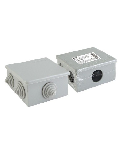 Распаячная коробка ОП 80х80х40мм, крышка, IP44, 6 вх. TDM (SQ1401-1235). Распаячная коробка ОП. TDM ЕLECTRIC в Барнауле
