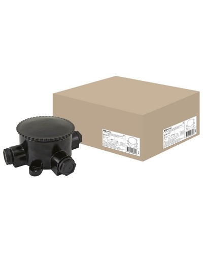 КЭМ 2-660-3 ОП D95мм IP65, 3-х рожковая (карболит) TDM (SQ1401-1101). Коробка электромонтажная. TDM ЕLECTRIC в Барнауле