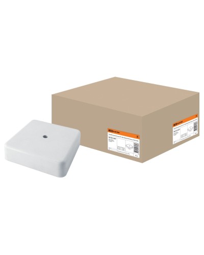 Коробка КР 100х100х29 ОП белая, IP40 (SQ1401-0207). Распаячная коробка. TDM ЕLECTRIC в Барнауле