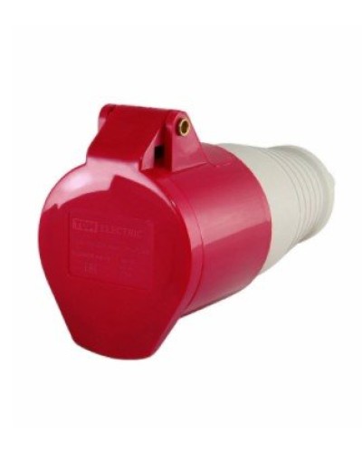Розетка 215 переносная 3Р+РЕ+N 16А 380В IP44 (SQ0603-0012). Розетка. TDM ЕLECTRIC в Барнауле