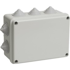 Коробка ОП 150х110х70мм, крышка, IP55, 10 гермовводов (SQ1401-1242). Распаячная коробка. TDM ЕLECTRIC