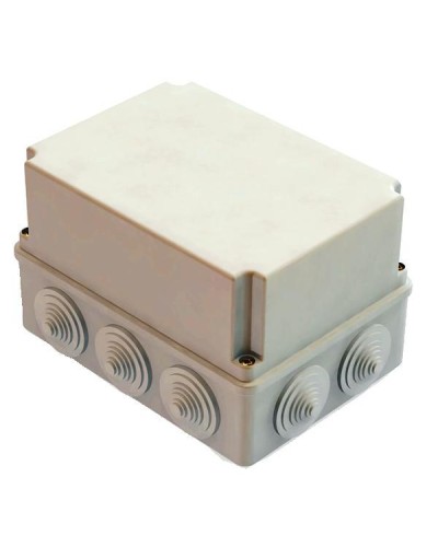Коробка ОП 190х140х120мм, крышка, IP44, 10 гермовводов (SQ1401-1245). Распаячная коробка. TDM ЕLECTRIC в Барнауле