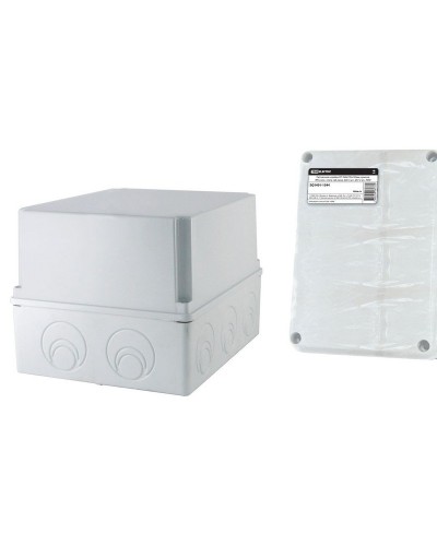 Коробка ОП 240х195х165мм, крышка, IP44, кабельные вводы d28-3шт, d37-2шт (SQ1401-1273). Распаячная коробка. TDM ЕLECTRIC в Барнауле