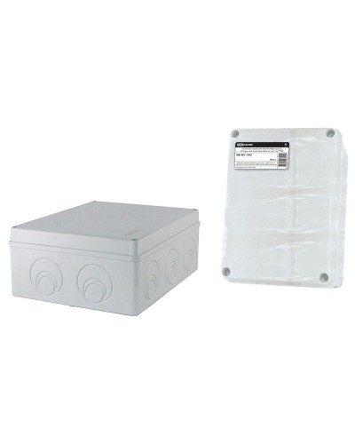 Коробка ОП 240х195х90мм, крышка, IP55, кабельные вводы d28-3шт, d37-2шт (SQ1401-1272). Распаячная коробка. TDM ЕLECTRIC в Барнауле