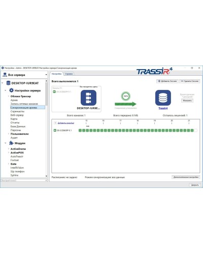 TRASSIR NetSync. Программное обеспечение для IP систем видеонаблюдения. Trassir в Барнауле