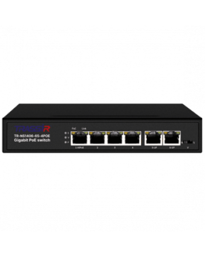 TR-NS1406-65-4POE. Коммутатор с PoE. Trassir в Барнауле