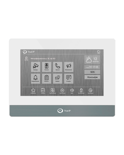 TI-4107AW. Монитор IP-видеодомофона цветной. True-IP в Барнауле