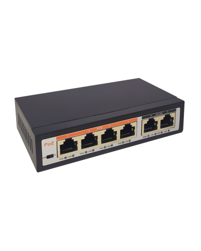 TI-204P, SIP коммутатор. Коммутатор с питанием по PoE. True-IP в Барнауле
