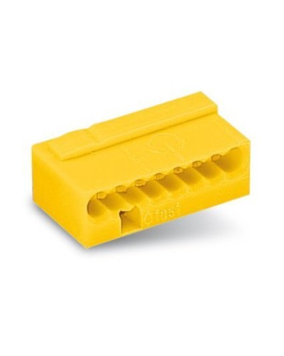 WAGO 243-508 Клемма MICRO 8-проводная желтая. Клемма для распределительных коробок. WAGO в Барнауле