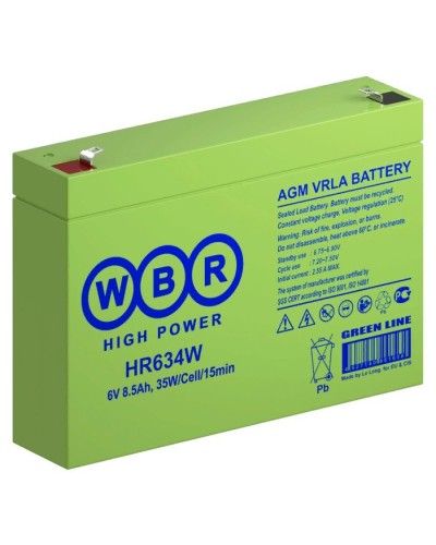 WBR HR634W. Аккумулятор герметичный свинцово-кислотный. WBR в Барнауле