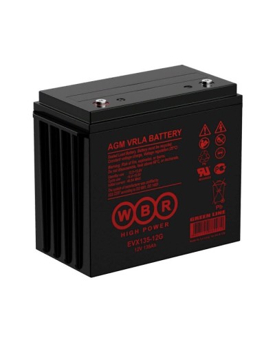 WBR EVX135-12G. Аккумулятор герметичный свинцово-кислотный. WBR в Барнауле