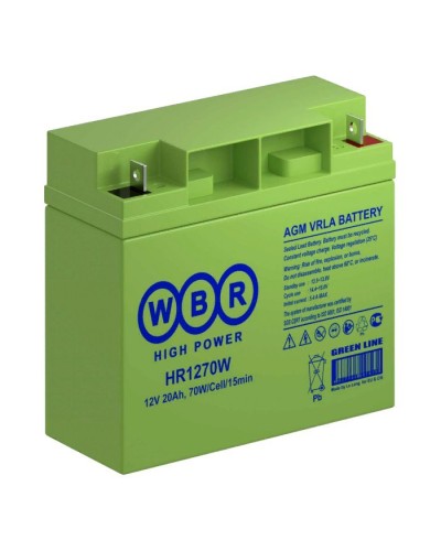 WBR HR1270W. Аккумулятор герметичный свинцово-кислотный. WBR в Барнауле