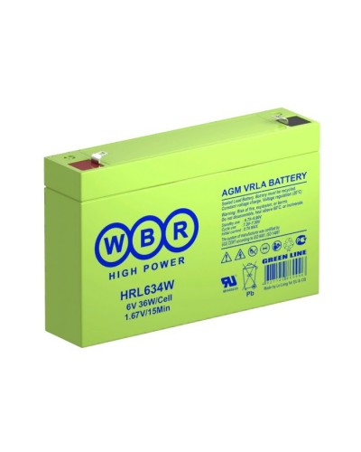 WBR HRL634W. Аккумулятор герметичный свинцово-кислотный. WBR в Барнауле