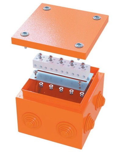 Коробка FS 150х150х80 4P (FSB31404). Коробка ответвительная огнестойкая стальная. ДКС в Барнауле