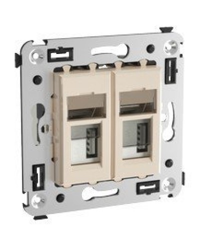 Розетка USB в стену Avanti ванильная дымка (4405543). Розетка USB. ДКС в Барнауле