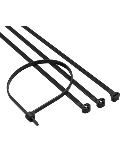 Хомут 4,8x200 P6.6, черный (100шт) (21315SR): Хомут с двойным замком в Барнауле