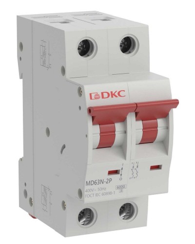 YON max MD63N 2P 16А 6кА C (MD63N-2PC16). Автоматический выключатель. ДКС в Барнауле