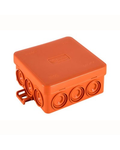 Коробка JBL085 85х85х38, 12 вых., 8P (0,15...2,5мм²) 43355HF: Коробка монтажная, огнестойкая, без галогена в Барнауле