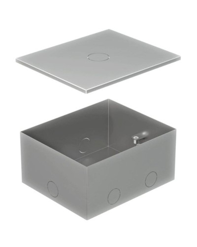 Коробка металлическая с крышкой для заливки в пол BOX/4 (70141): Коробка металлическая с крышкой для заливки в пол 159,6х133,6х75 мм, для люков 70040 в Барнауле