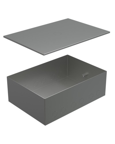 Коробка металлическая с крышкой для заливки в пол BOX/6-8 (70161): Коробка металлическая с крышкой для заливки в пол 249,6х167,6х75мм, для люков 70062, 70082 в Барнауле