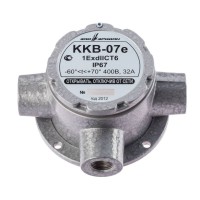 ККВ-07е-Ех-А-Р1-Т-БК1, КВМ15+КВМ15+КВМ15. Коробка коммутационная взрывозащищенная тройниковая. Эридан