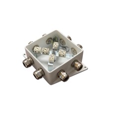 КМ-О (10к)-IP66-120х120, четыре ввода: Коробка монтажная огнестойкая